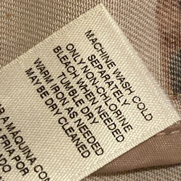 Chico's Cream Trench Coat Blazer with Botanical Print size 2 L - Picture 10 of 11